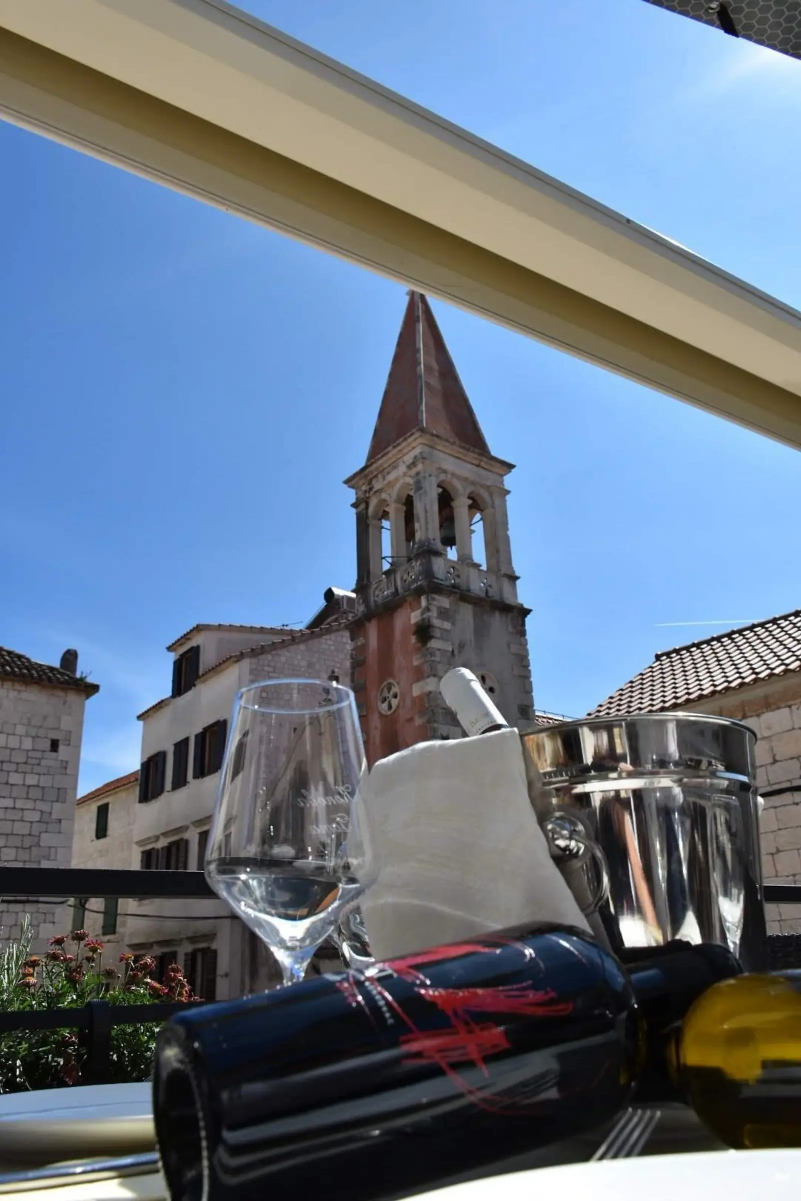 View from Konoba Toma terrace, Trogir Croatia